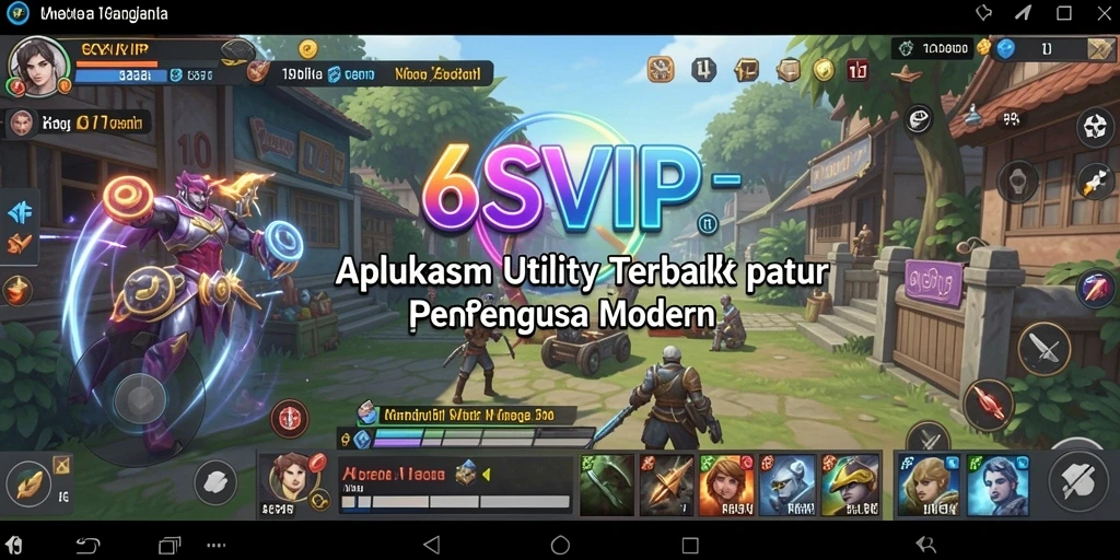 Tampilan antarmuka 6SVIP yang modern dan fungsional.