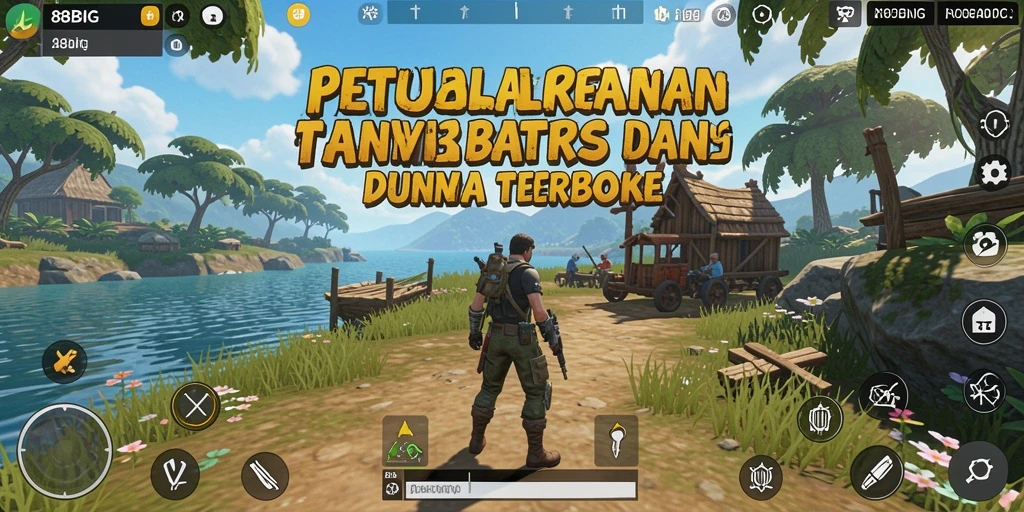 Screenshot gameplay Open World 88BIG yang menampilkan eksplorasi luas.