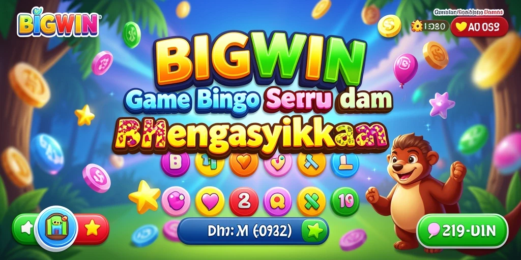 Tampilan gameplay Bingo yang seru dan mengasyikkan di BIGWIN.