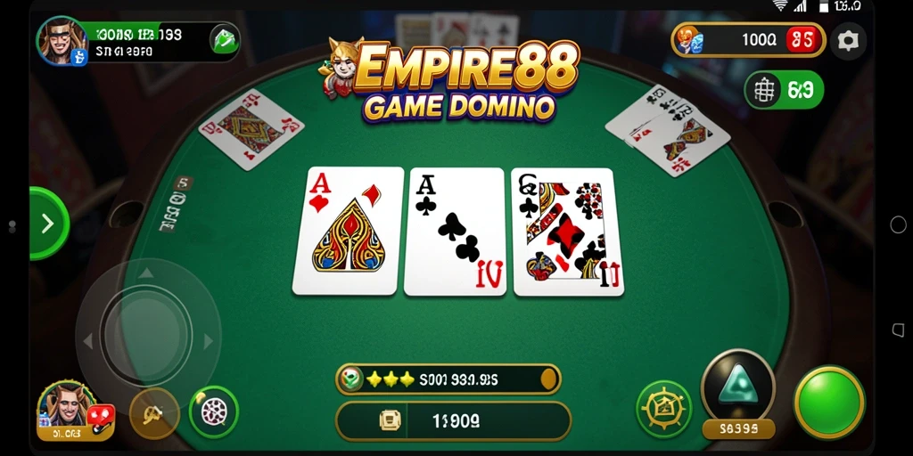 Tampilan gameplay menarik dari EMPIRE88 dalam permainan Domino.