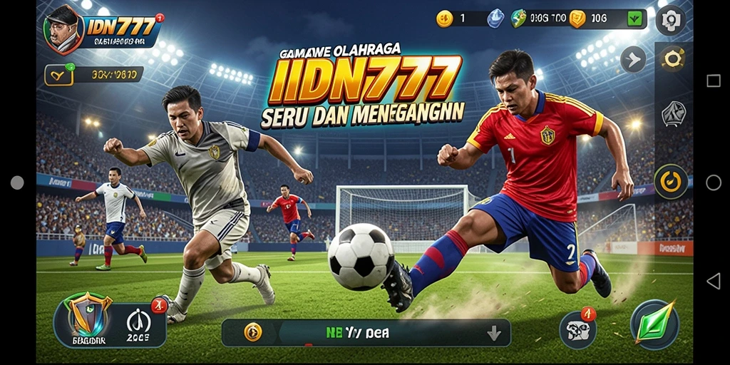 Tampilan gameplay seru dari IDN777 dengan berbagai pilihan olahraga.