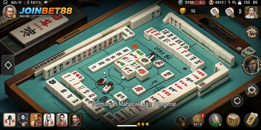 Screenshot gameplay JOINBET88 menampilkan suasana seru permainan Mahjong.