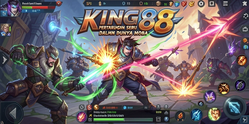 Tampilan menarik dari gameplay seru KING88 yang penuh strategi.