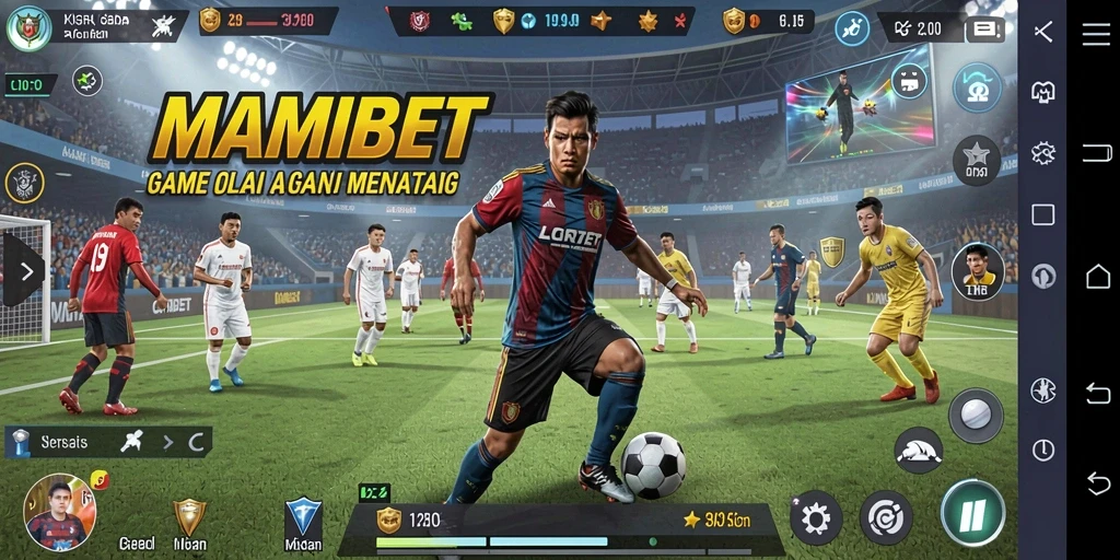 Tampilan gameplay MAMIBET yang menarik dalam berbagai mode olahraga.
