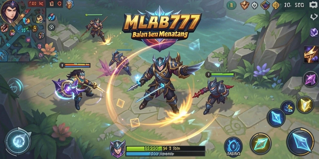Tangkapan layar utama MLBB777 menampilkan aksi balapan yang mendebarkan.