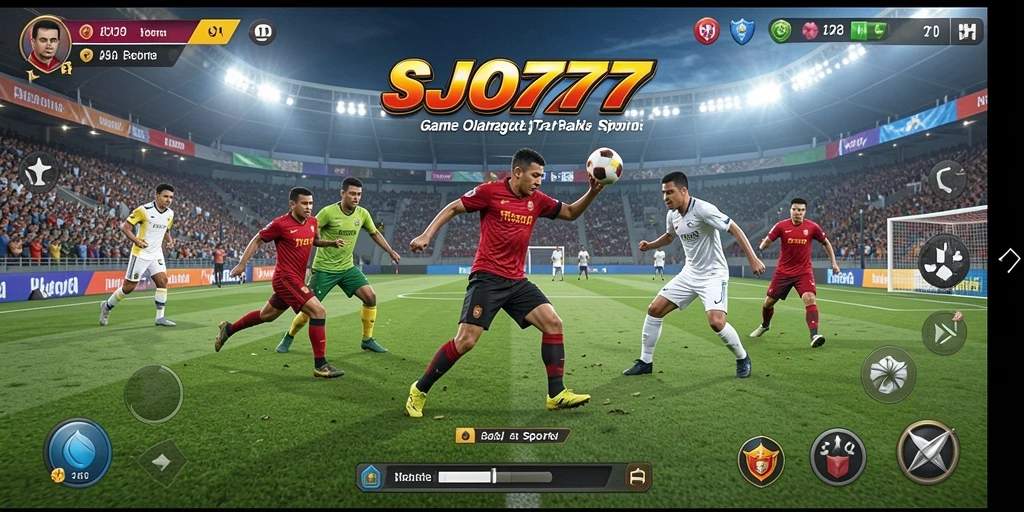 Gameplay seru SJO777 menampilkan ketrampilan olahraga yang menantang.