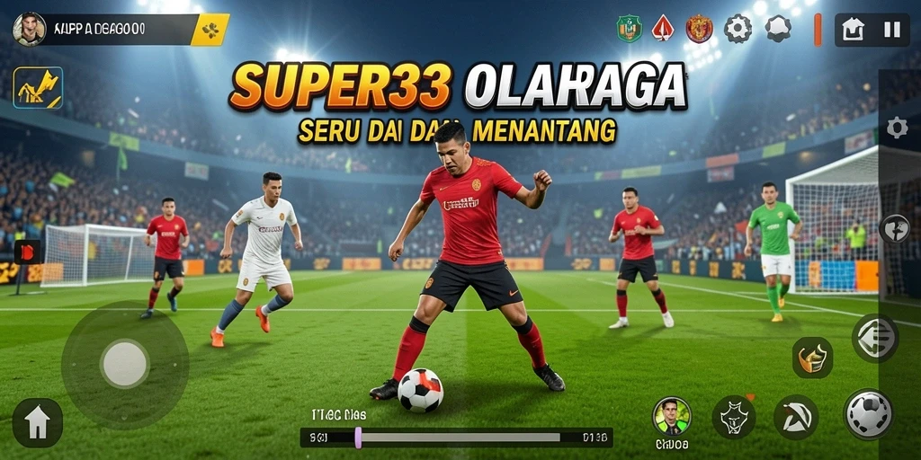 Tampilan gameplay yang seru dan mendebarkan dalam SUPER33.