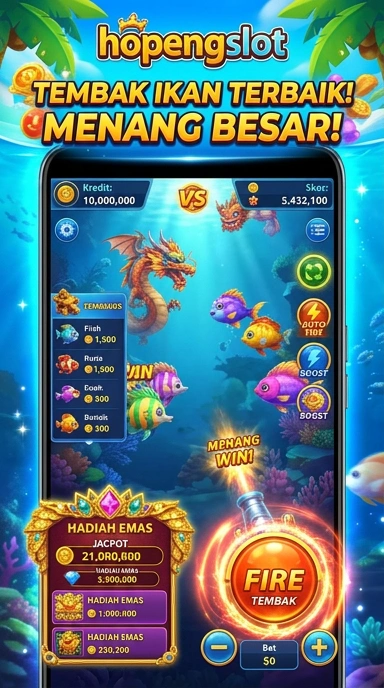 Menu navigasi hopengslot yang sederhana dan efisien.
